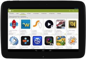 Play Store for Android Tablet